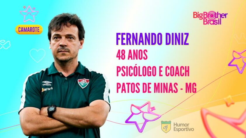 Nomes do futebol que gostaríamos de ver no BBB: Fernando Diniz