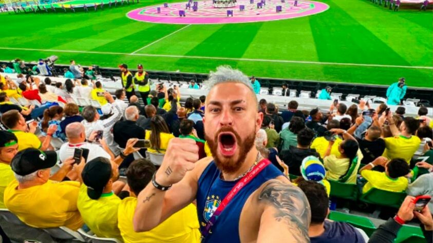 Diretamente do Qatar, Fred acompanhou a trajetória da Seleção Brasileira e publicou diversos vídeos nas redes sociais.