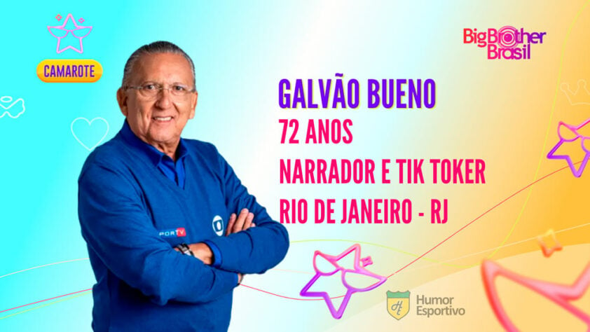 Nomes do futebol que gostaríamos de ver no BBB: Galvão Bueno