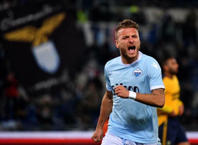 Ciro Immobile - Lazio - O atacante italiano marcou 193 gols em 283 jogos pela Lazio e tem o status de maior artilheiro do clube.