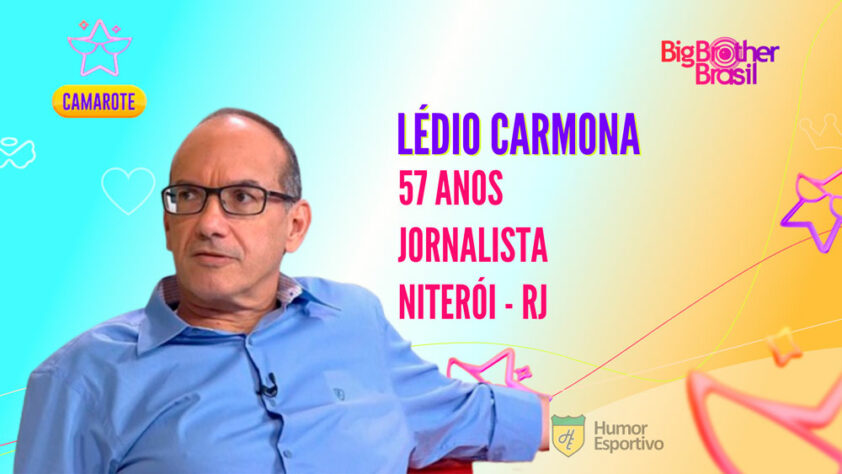 Nomes do futebol que gostaríamos de ver no BBB: Lédio Carmona