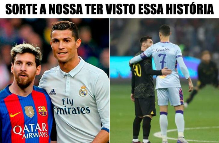 Os melhores memes do confronto entre Lionel Messi e Cristiano Ronaldo