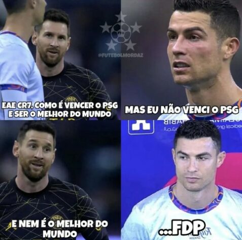 Os melhores memes do confronto entre Lionel Messi e Cristiano Ronaldo