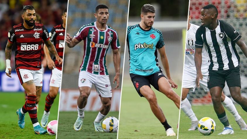 O Campeonato Carioca terá início nesta quinta-feira (12), às 21h30 (horário de Brasília), com o jogo antecipado entre Flamengo x Audax. O Rubro-Negro, com seu elenco estrelado, se une a Botafogo e Vasco, estes com aporte financeiro de seus novos proprietários, na tentativa de desbancar o Fluminense, atual campeão e cheio de reforços. Com tantos bons jogadores em campo, listamos os 30 atletas mais valiosos do Cariocão 2023, com base em valores do site 'Transfermarkt'. Confira a lista a seguir. 