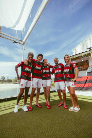 GALERIA: Veja ensaio feito para o lançamento da nova camisa do Flamengo