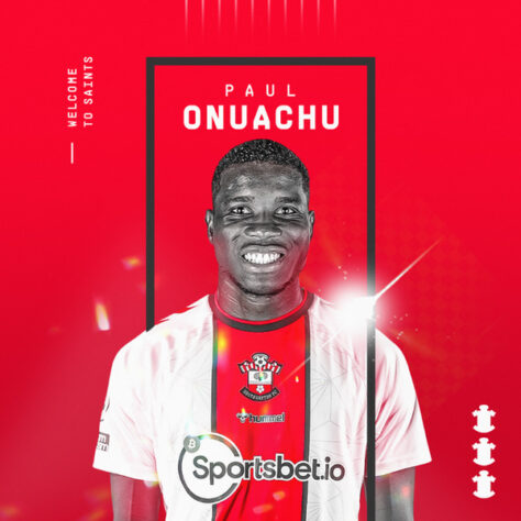 17º - Paul Onuachu - centroavante - Clube que contratou o jogador: Southampton - Quantia paga: 18 milhões de euros (R$ 99,17 milhões)
