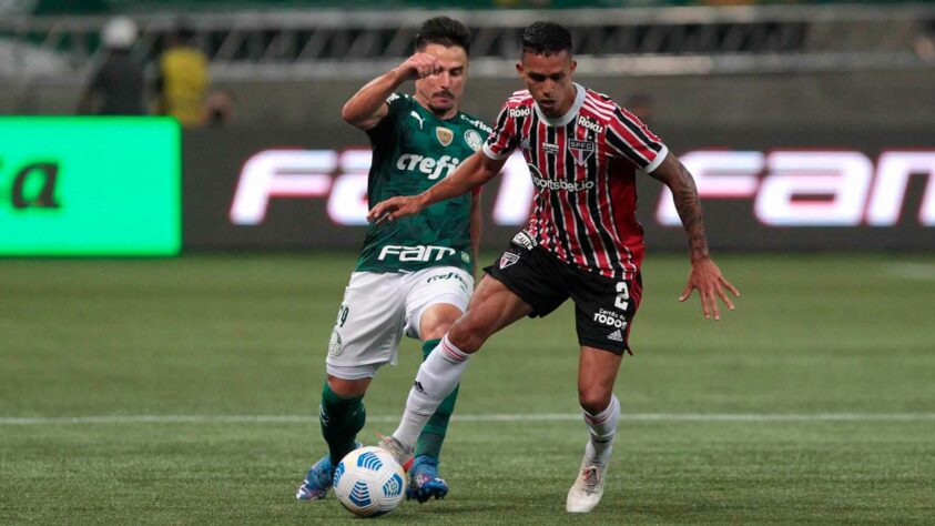 Palmeiras 0x2 São Paulo - Brasileirão 2021 - Outra visita do Tricolor ao Allianz Parque que traz boas recordações. Pelo segundo turno do Campeonato Brasileiro, Gabriel Sara e Luciano balançaram a rede para garantir a vitória do São Paulo.