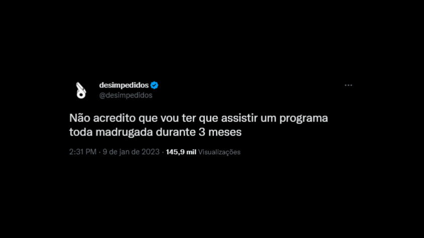 O perfil da empresa falou em "assistir um programa toda madrugada durante três meses", o que colocaria o influenciador dentro da casa mais vigiada do país.