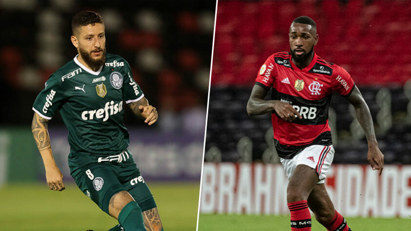 Zé Rafael (Palmeiras) x Gerson (Flamengo)