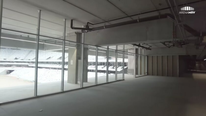 GALERIA: veja como estão as obras da Arena MRV, novo estádio do Atlético Mineiro.