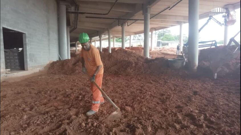 GALERIA: veja como estão as obras da Arena MRV, novo estádio do Atlético Mineiro.