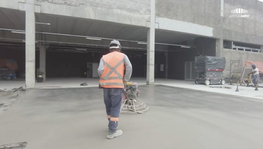 GALERIA: veja como estão as obras da Arena MRV, novo estádio do Atlético Mineiro.