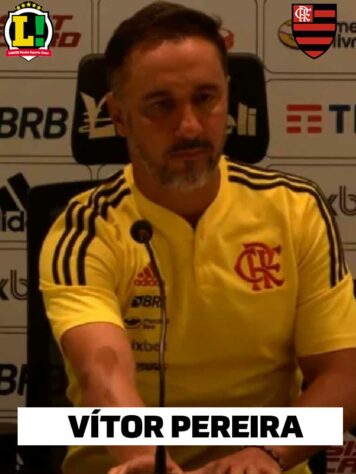 VÍTOR PEREIRA - 3,5 - O pouco tempo de trabalho não justifica o mau futebol apresentado. As alterações também não ajudaram. Deve sofrer pressão por resultados quando voltar ao Brasil. 