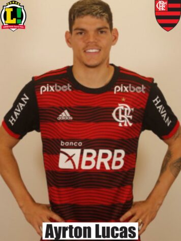 AYRTON LUCAS - 6,5 - O melhor do Flamengo no jogo. Correu muito, se doou, criou jogadas e fez boas tramas no ataque. 