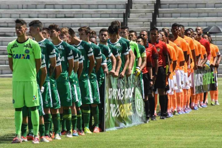 Chapecoense - A Chapecoense teve seu melhor retrospecto na Copinha ao chegar nas quartas de final, em 2017. Na ocasião, o clube de Chapecó foi eliminado pelo Paulista após perder por 1 a 0.