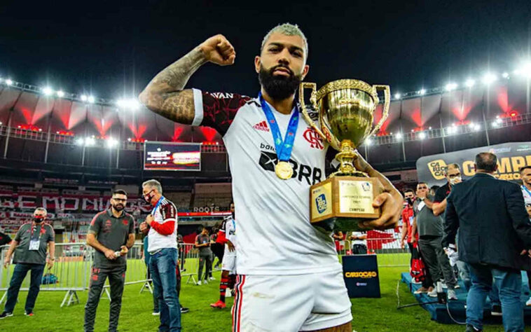 1ª posição: Gabigol, 26 anos - Atacante (brasileiro) - Clube: Flamengo - Valor de mercado: 22 milhões de euros / 122,9 milhões de reais