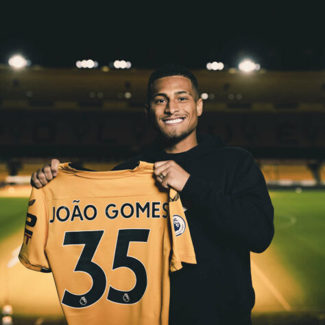 16º - João Gomes - meio-campista - Clube que contratou o jogador: Wolverhampton - Quantia paga: 18,70 milhões de euros (R$ 103,17 milhões)