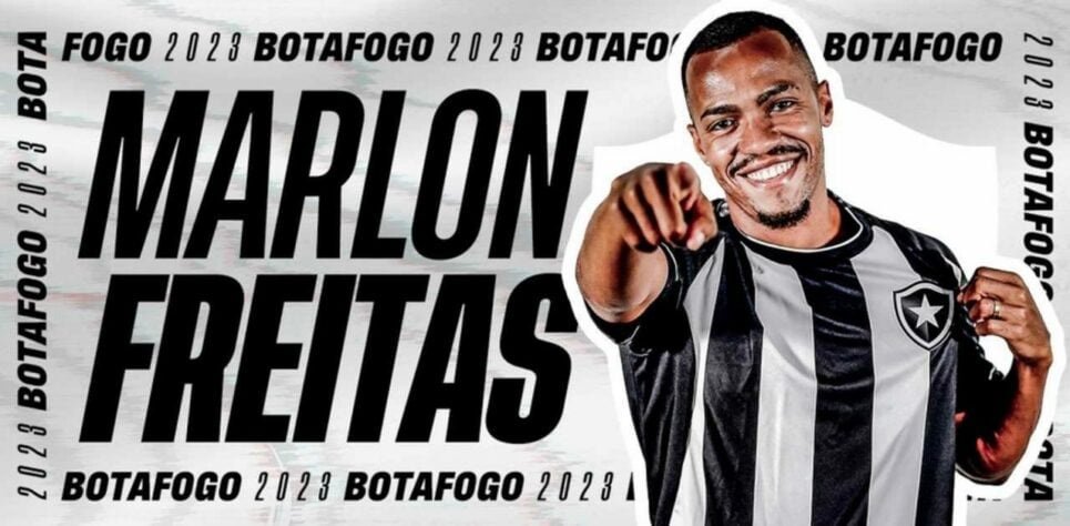 FECHADO - O Botafogo confirmou a contratação de Marlon Freitas, destaque nas últimas três temporadas pelo Atlético-GO, nesta sexta-feira. O jogador de 27 anos foi aprovado nos exames médicos e assinou contrato até dezembro de 2025.