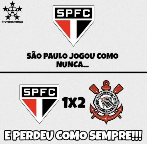 Jantou: Os memes da derrota do São Paulo para o Corinthians