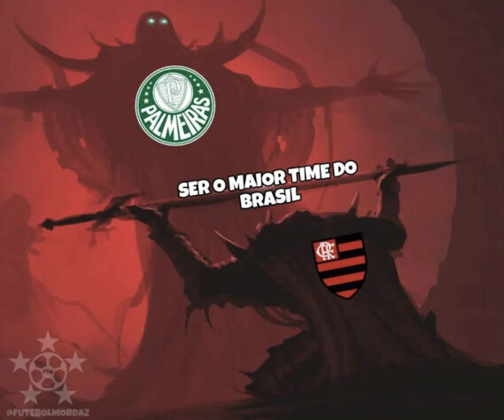 Os melhores memes do título da Supercopa do Brasil do Palmeiras sobre o Flamengo