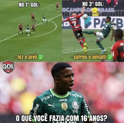 Os melhores memes do título da Supercopa do Brasil do Palmeiras sobre o Flamengo