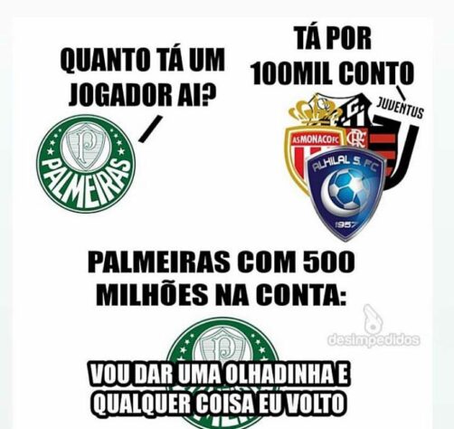 Análise: memes são saudáveis, mas Palmeiras não fez vexame no