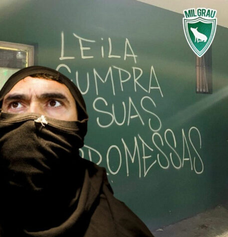 Ausência de contratações no Palmeiras rende memes com o clube e com Leila Pereira.