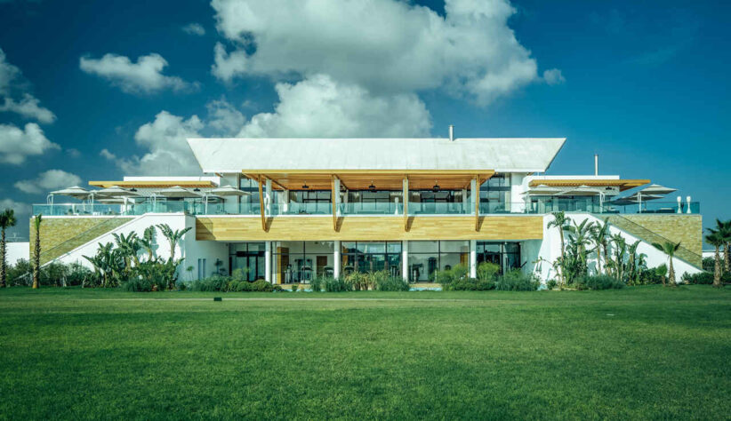 A fachada do Vichy Célestins, que será a base do Flamengo durante o Mundial de Clubes.