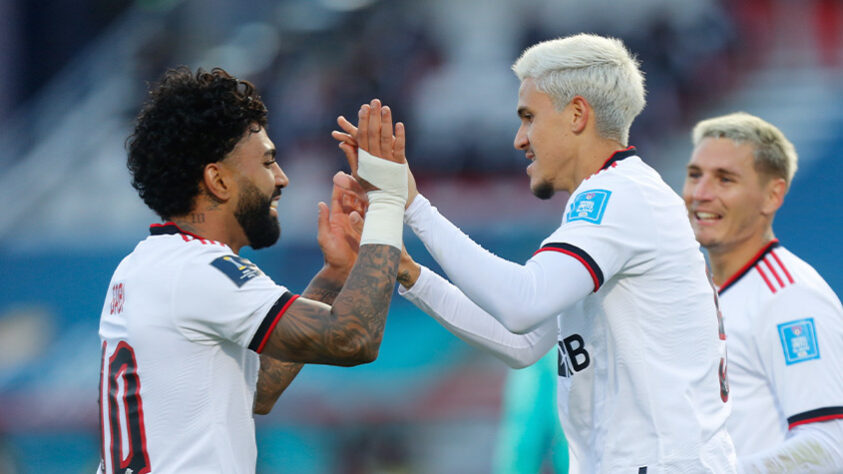 Gabigol e Pedro foram responsáveis pelos quatro gols da vitória do Flamengo e foram os grandes destaques da partida.