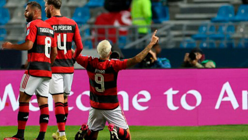 Pedro foi o autor do gol de empate do Rubro-Negro, aos 20 minutos do primeiro tempo. 