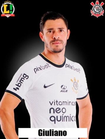 Giuliano - Nota: 6,0 / Melhorou a qualidade de passe no meio-campo e contribuiu para que o Corinthians tivesse certo controle no segundo tempo. 