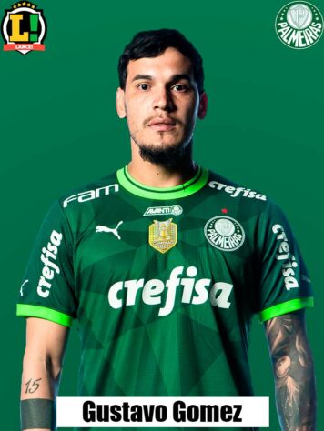 Gustavo Gómez - 7,5 - O capitão cumpriu bem a sua função na defesa e teve fundamental participação ofensiva, marcando o gol de empate do Palmeiras e dando assistência para Navarro garantir a vitória. Melhor em campo.