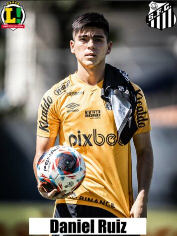 Daniel Ruíz - 5,5 / Outro do meio-campo do Santos que fez partida discreta e saiu amarelado do jogo.
