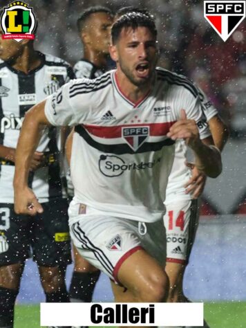 Calleri - 6,5 - Marcou um gol em impedimento, mas teve a oportunidade de deixar o seu no final da partida.