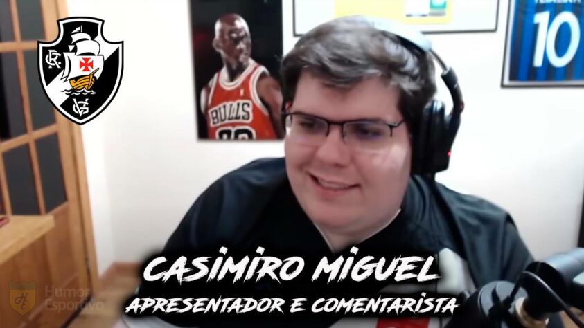 Casimiro Miguel nunca escondeu que é torcedor do Vasco.