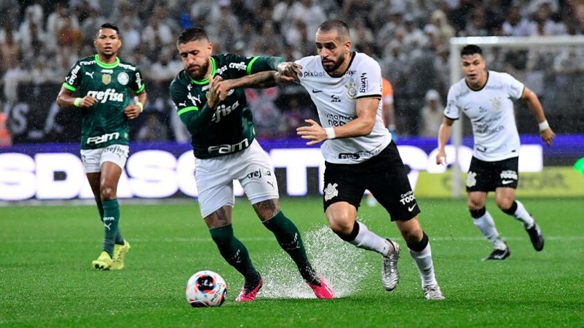 Em Dérbi válido pela 9ª rodada do Paulistão, o Corinthians empatou com o Palmeiras, por 2 a 2, na Neo Química Arena. Róger Guedes e Gil fizeram os gols corintianos no clássico. Veja as notas dos jogadores do Timão na partida. (feito por Rafael Marson)