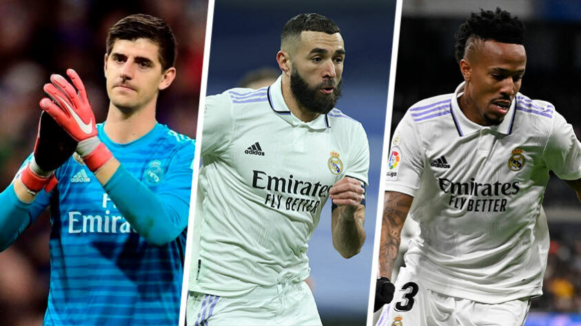 Real Madrid: "derrota" e condições físicas - O LANCE! começa a galeria com alguns desfalques importantes que o Real Madrid poderá ter no Mundial. O clube merengue embarcou para o Marrocos sem Courtois, Benzema e Militão, lesionados. Mas, nenhum dos casos é grave e é possível que os atletas viajem para Rabat caso o Real avance para a final.