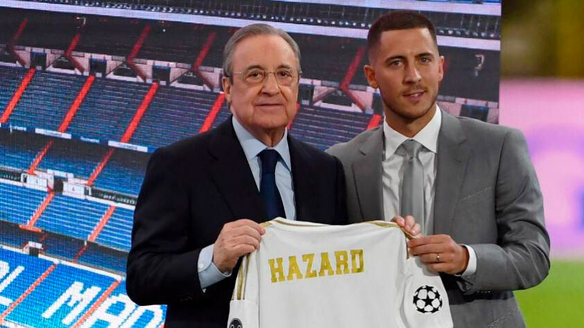 10º lugar: Eden Hazard (atacante - belga): Do Chelsea (ING) para o Real Madrid (ESP) por 115 milhões de euros.