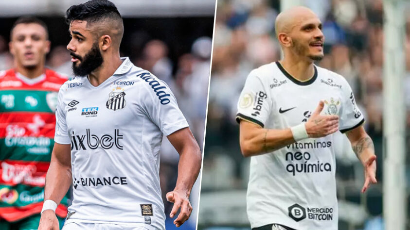 Felipe Jonatan (Santos) x Fábio Santos (Corinthians)