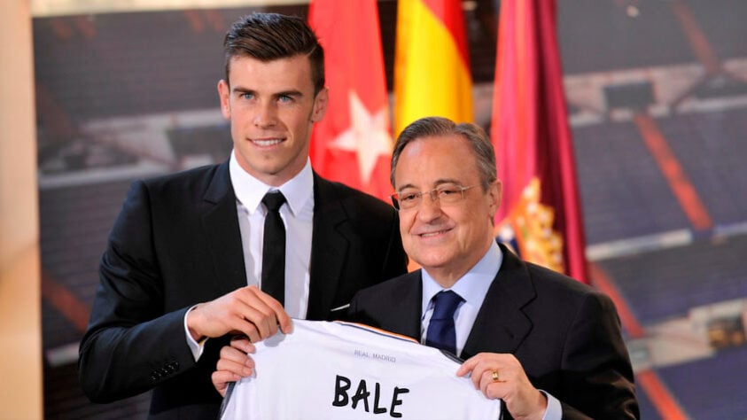 13º lugar: Gareth Bale (atacante - galês): Do Tottenham (ING) para o Real Madrid (ESP) por 101 milhões de euros.