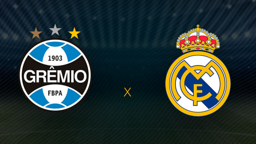 Grêmio x Real Madrid - 2 jogos, com duas vitórias para o clube merengue. 