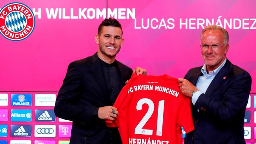 32º lugar: Lucas Hernández (zagueiro - francês): Do Atlético de Madrid (ESP) para o Bayern de Munique (ALE) por 80 milhões de euros.