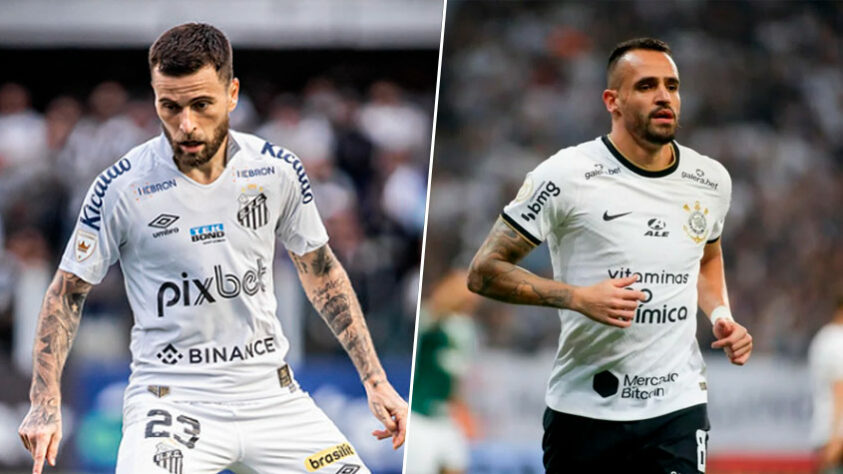 Lucas Lima (Santos) x Renato Augusto (Corinthians)