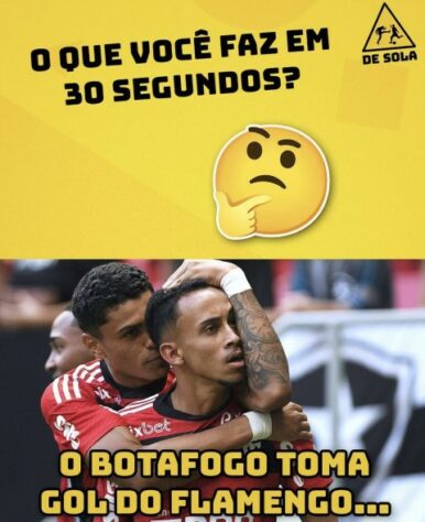 Os melhores memes da vitória do Flamengo no clássico contra o Botafogo