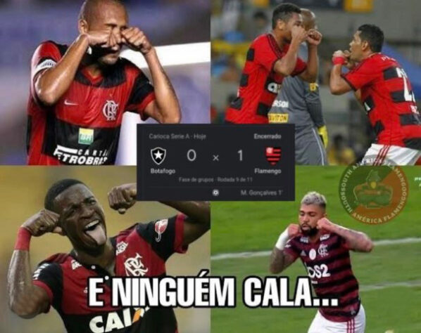 Os melhores memes da vitória do Flamengo no clássico contra o Botafogo