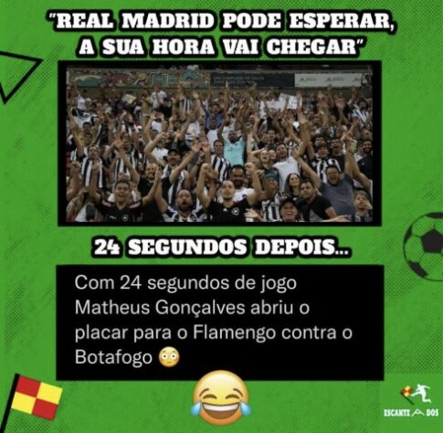 Os melhores memes da vitória do Flamengo no clássico contra o Botafogo