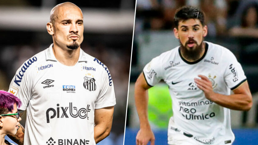 Maicon (Santos) x Bruno Méndez (Corinthians)