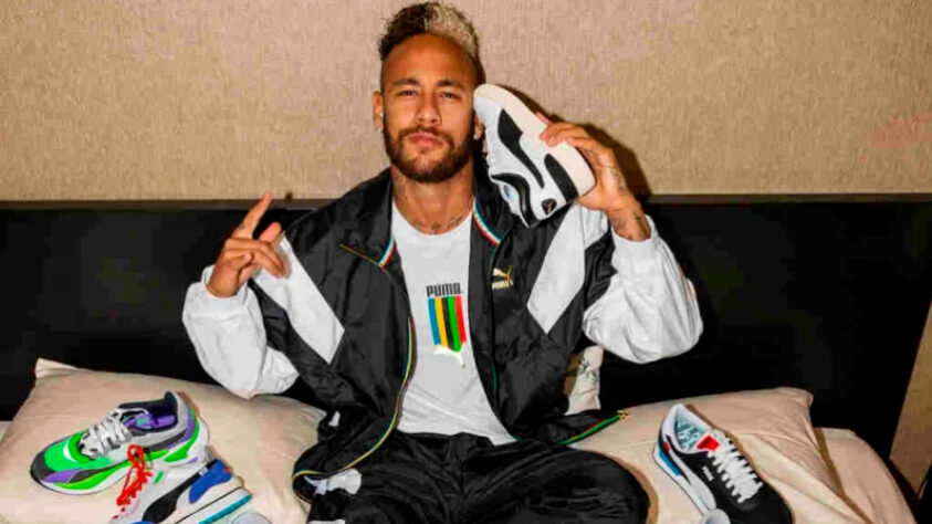 Neymar fechou contrato com a Puma em setembro de 2020.