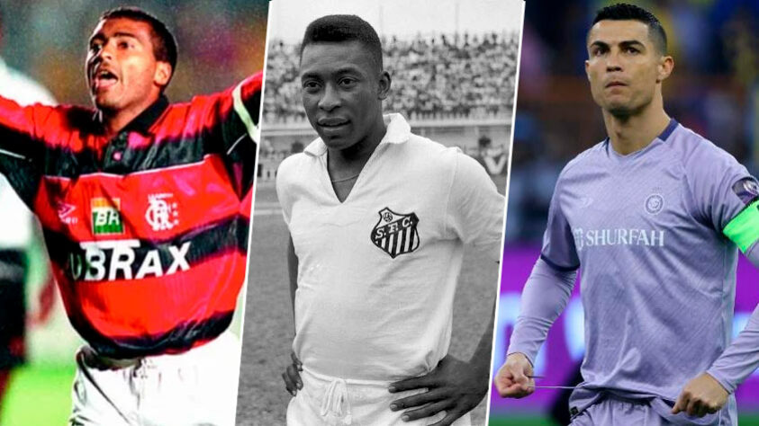 Pelé, Cristiano Ronaldo, Romário, Messi e mais: os maiores artilheiros na  história do futebol