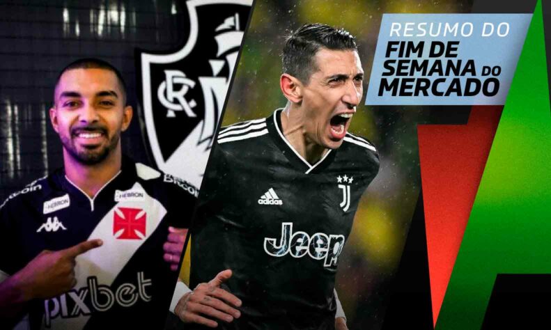 Vasco anuncia lateral, clube da MLS quer 'times dos sonhos' com Di María, Novela Andrey Santos perto do fim... Tudo isso e muito mais no Fim de Semana do Mercado!